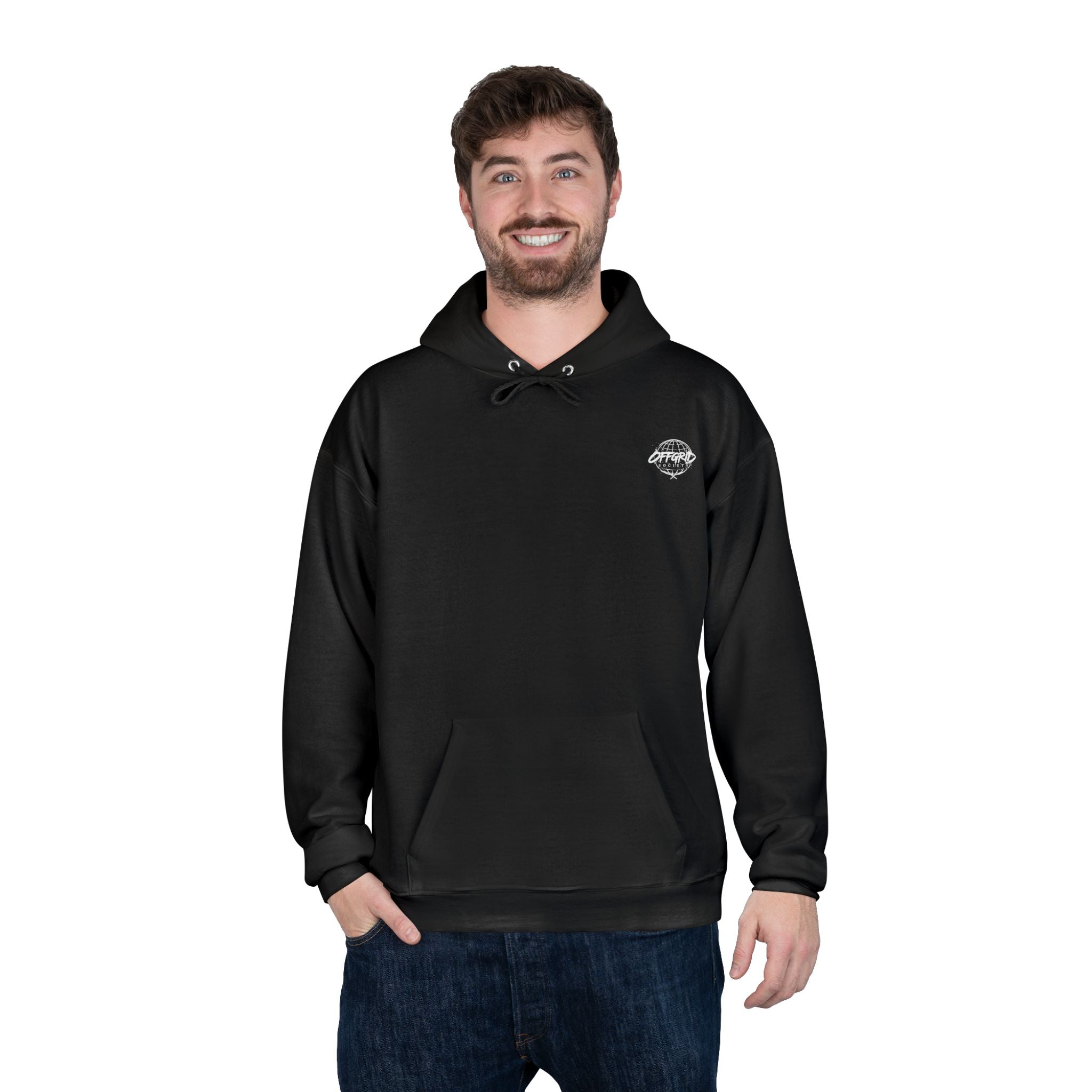 'Off-Grid Society' Graphic Hoodie